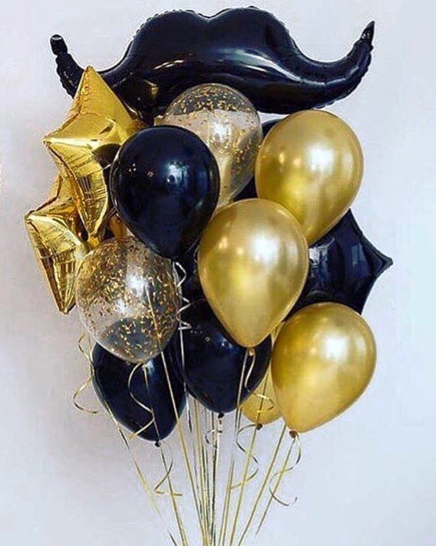 Фонтан шаров "Джентельменский"