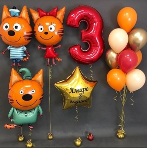 Набор воздушных шаров "Три кота"