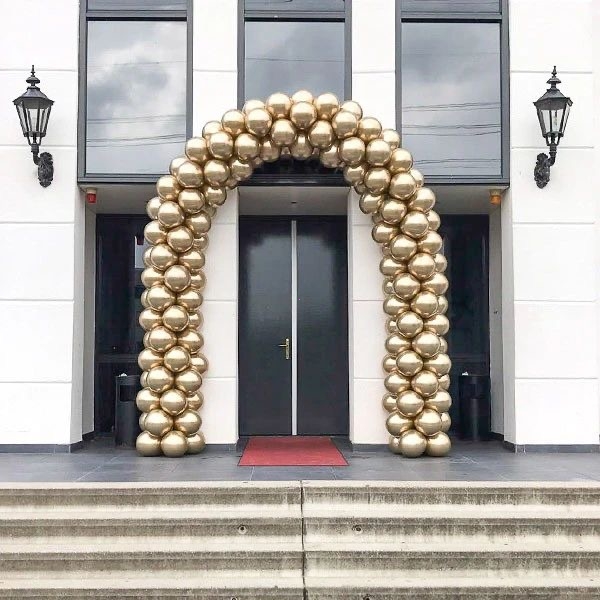 Гирлянда из воздушных шаров золотая