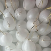 Воздушные шары с гелием под потолок 20 штук, цвет белый