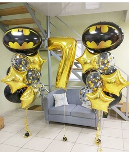 Воздушные шары на День Рождения "Бэтмен"