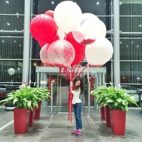 Связка больших воздушных шаров 